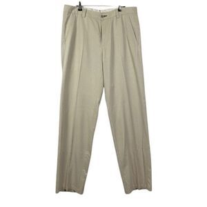 Tommy Bahama Silk Blend Trousers Light Slacks Vacation Pants Beige Men's Size 32